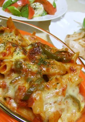 直ぐ出来る★簡単ペンネのトマトグラタン-レシピのメイン写真