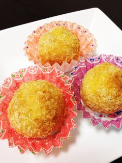 秋☆さつまいも☆コロコロおやつコロッケ-レシピのメイン写真