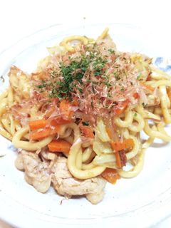 醤油味焼きうどん-レシピのメイン写真