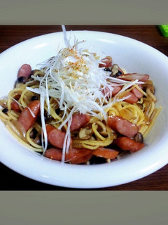 ソーセージとしめじのバター醤油パスタ-レシピのメイン写真