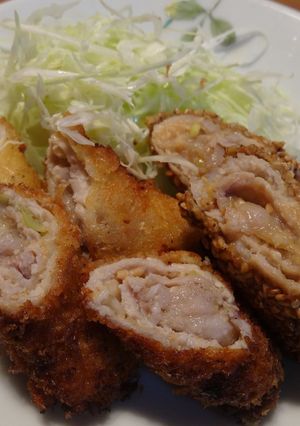 くるくる巻豚肉のみそかつ-レシピのメイン写真
