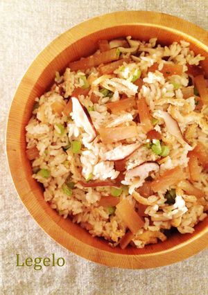 炒るのがポイント♪大根きのこ炊き込みご飯-レシピのメイン写真