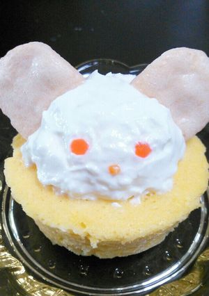 離乳食後期！うさぎさんのケーキ-レシピのメイン写真