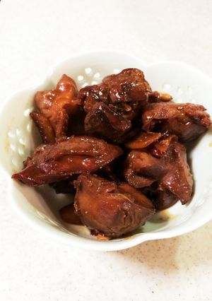 こってり鳥もつ煮・フライパン15分！-レシピのメイン写真