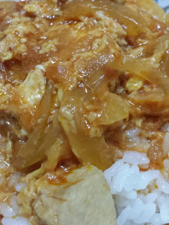 トマトの親子丼-レシピのメイン写真