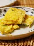 ニラと干し海老の中華風卵焼き