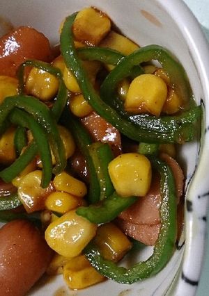 ◎ﾋﾟｰﾏﾝとｳｲﾝﾅｰでお弁当おかず◎-レシピのメイン写真