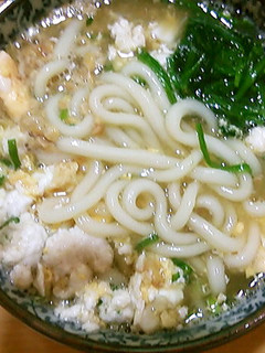 納豆うどん(温)-レシピのメイン写真