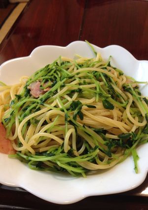 塩レモンと豆苗のパスタ-レシピのメイン写真