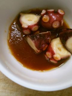 簡単 おつまみ タコの ワサビ醤油 和え-レシピのメイン写真