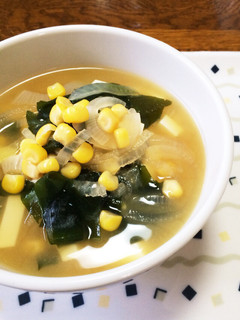 ほっこりあま~い❁とうもろこし味噌スープ-レシピのメイン写真