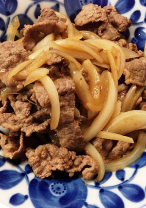 牛肉と玉ねぎの炒め煮♪-レシピのメイン写真