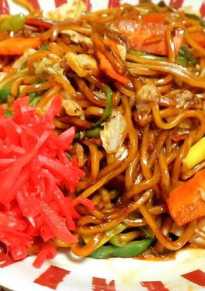 蒲焼きそば-レシピのメイン写真