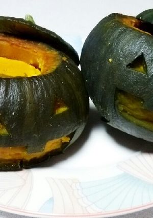早めのハロウィン♪まるごとかぼちゃプリン-レシピのメイン写真