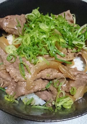 牛丼-レシピのメイン写真
