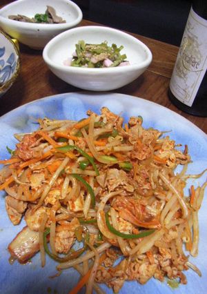 キムチ任せの肉野菜炒め-レシピのメイン写真