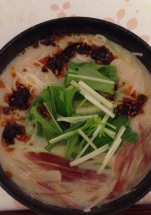 にゅうめんの坦々麺風-レシピのメイン写真