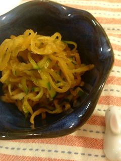 切り干し大根ときゅうりの焼き煮-レシピのメイン写真