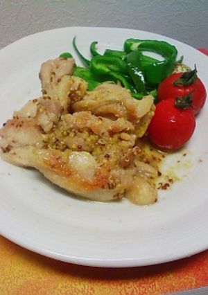 ハニーマスタードチキン-レシピのメイン写真