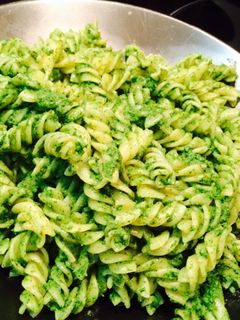 ほうれん草ジェノベーゼパスタ-レシピのメイン写真