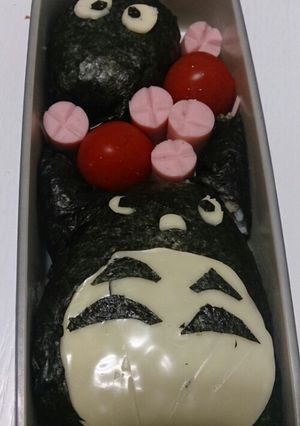 トトロキャラ弁-レシピのメイン写真