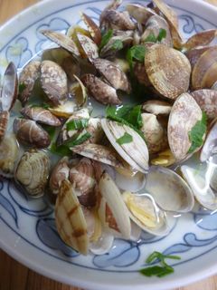 レンジで・あさりの酒蒸し(しょうが風味)-レシピのメイン写真