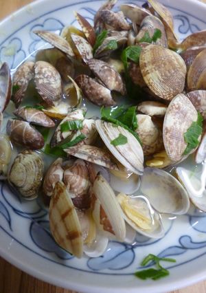 レンジで・あさりの酒蒸し(しょうが風味)-レシピのメイン写真