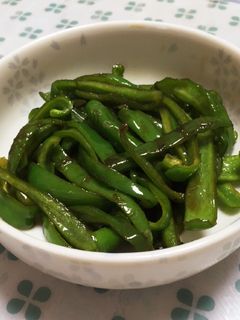 超簡単!!ピーマンだけの中華炒め-レシピのメイン写真