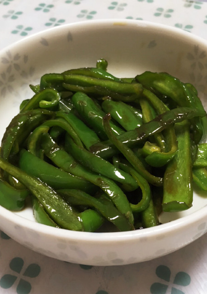 超簡単！！ピーマンだけの中華炒め-レシピのメイン写真