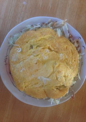 簡単糖質制限！ 広島風お好み焼きもどき-レシピのメイン写真