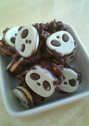 バレンタインさくさくぱんだチョコクランチ-レシピのメイン写真