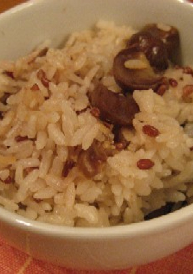 100均の甘栗ＤＥ栗ご飯-レシピのメイン写真