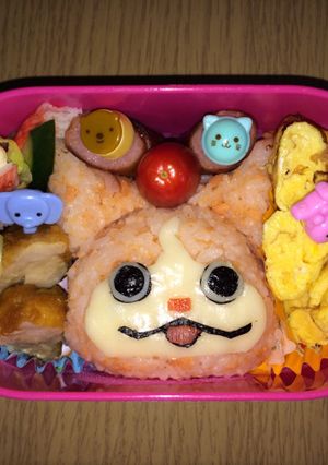 妖怪ウォッチ ジバニャン 簡単キャラ弁-レシピのメイン写真