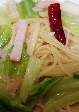 キャベツのペペロンチーノ-レシピのメイン写真