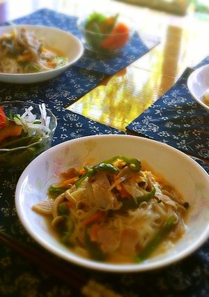 お野菜たっぷり☆簡単あったかスープ素麺-レシピのメイン写真
