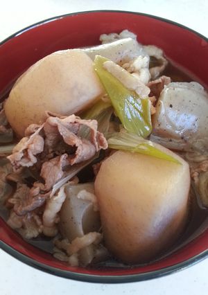牛肉の芋煮(醤油味)-レシピのメイン写真