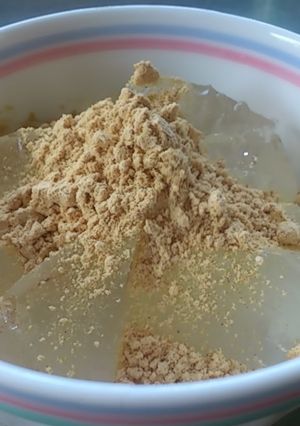 ゆずれもんゼリーときな粉だワン-レシピのメイン写真