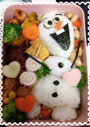 キャラ弁☆オラフ-レシピのメイン写真