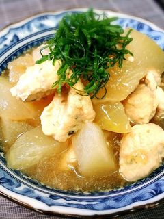 冬瓜と鶏団子の*旨煮-レシピのメイン写真