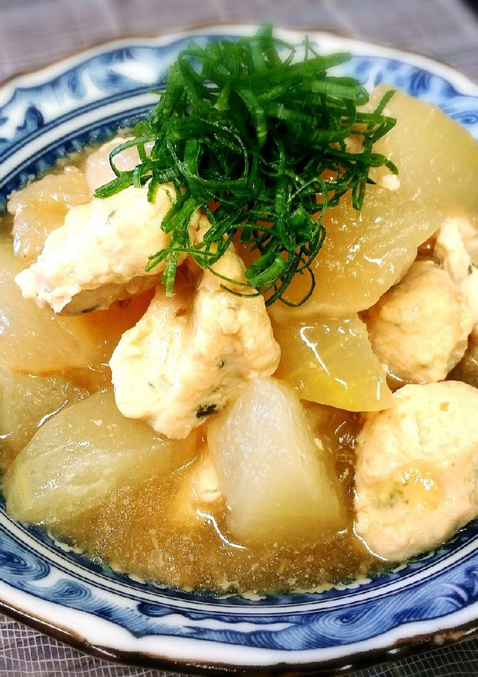 冬瓜と鶏団子の＊旨煮-レシピのメイン写真