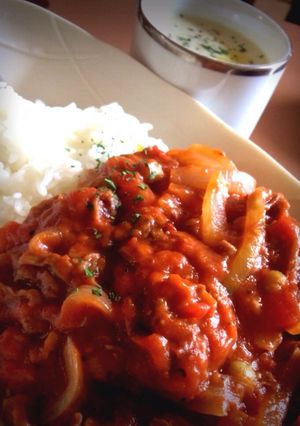 彼に作りたい簡単トマトハヤシライス-レシピのメイン写真