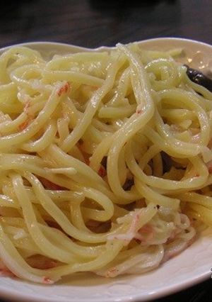 超簡単・カニカマ・パスタ-レシピのメイン写真