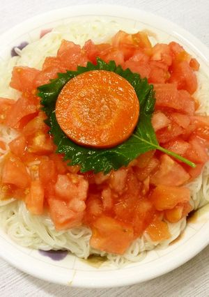 そうめんトマトにんじんスープ-レシピのメイン写真