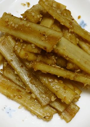 牛蒡のゴマ酢で炒り煮-レシピのメイン写真