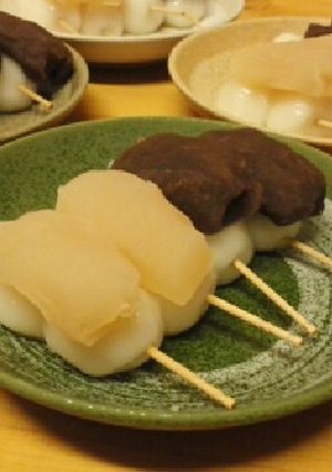 白玉粉で簡単あん団子-レシピのメイン写真
