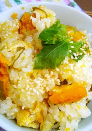 ＊ほっこり南瓜の炊き込みご飯＊-レシピのメイン写真