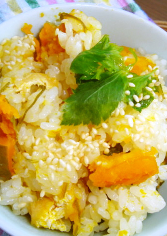 ＊ほっこり南瓜の炊き込みご飯＊-レシピのメイン写真