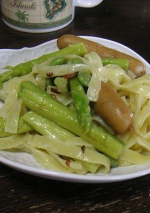残り物でも美味しいグリーンパスタ-レシピのメイン写真