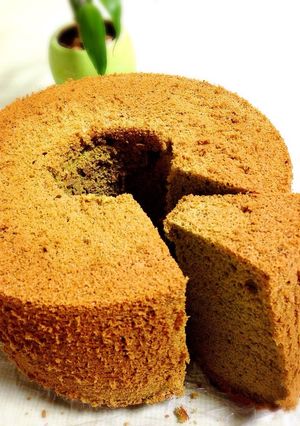 ☆簡単！ふわふわ抹茶シフォンケーキ☆-レシピのメイン写真