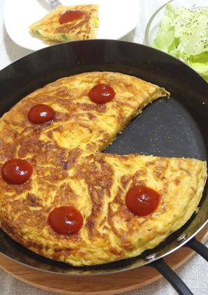 なんちゃって(^^ゞスペイン風オムレツ-レシピのメイン写真